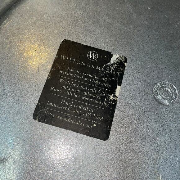 Wilton Armetale Pewter Reggae Large Round Tray 820004 Southwest Decor 14.25" - Picture 8 of 9